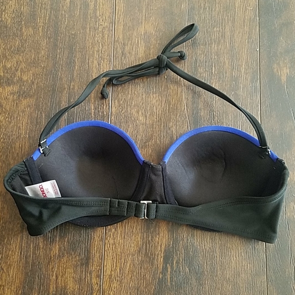 BONGO padded colorblock halter bikini top - Picture 2 of 5